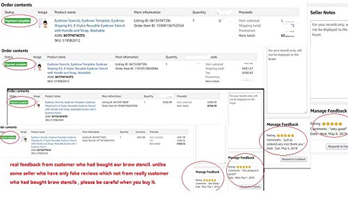 Eyebrow-Stencils-Eyebrow-Template-Eyebrow-Shaping-Kit8-Styles-Reusable-Eyebrow-Stencil-with-Handle-and-Strap-Washable Eyebrow Stencils, Eyebrow Template, Eyebrow Shaping Kit,8 Styles Reusable Eyebrow Stencil with Handle and Strap, Washable Reuseable Eyebrow Positioning Tool The Wide is 5.2 Inch, Length is 4Inch