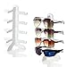 2 Pcs Support de Lunettes, Présentoir de Lunettes Porte Lunettes de Soleil en Plastique Créatif Support D'Affichage de Setockage de Lunettes à 4 Couches, pour Lunettes de Soleil, Lunettes Myopia