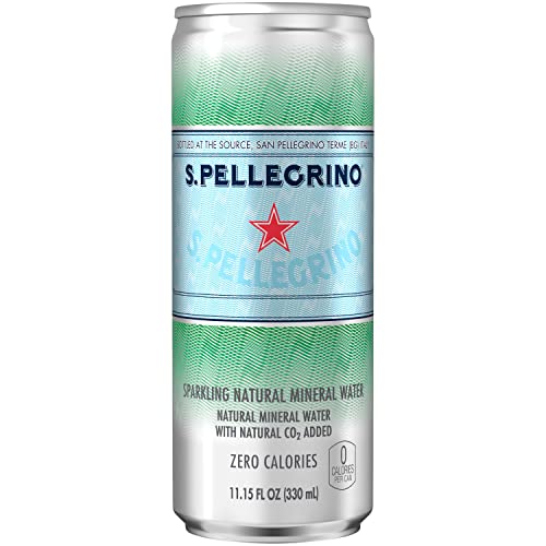 S.Pellegrino Sparkling Natural Mineral Water, 11.15 Fl Oz (pack o...