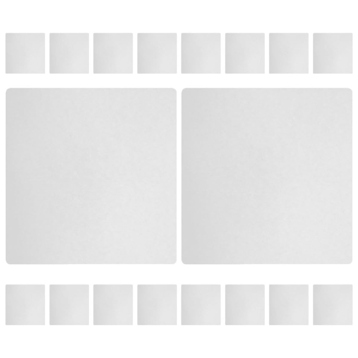 BESTOYARD 30 Pcs White Qualitative Lab Filter Paper Large Sheets Sturdy and Versatile Paper for Laboratory Use and Experimental Setups Efficient Liquid Absorption for Results