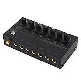 amplificador jbl 6 canales Múltiples aplicaciones: este mezclador de sonido portátil se puede utilizar para estudio, club pequeño, escenario pequeño, barra o grabación de banda pequeña, etc.