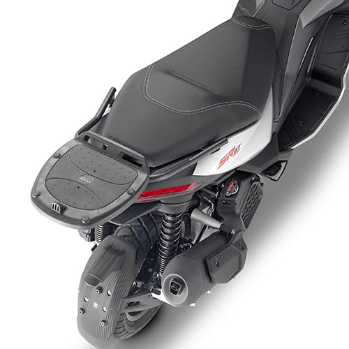Portaequipajes/enganche trasero SR6711 compatible con Aprilia SR GT 125/200 (2022-2023) compatible con Givi soportes monolock