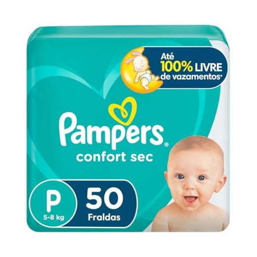Pampers Fralda Confort Sec P 50 Unidades