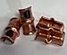 C-Tap Connectors, 4 pack Brown die Copper Taps