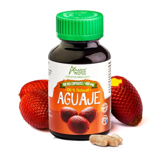 Productos Para El Control Hormonal, Aguaje en cápsulas l Apoyo para la Salud Femenina y Equilibrador Hormonal l 100 cápsulas veganas de Buriti l Recolectado de forma silvestre y sostenible l...