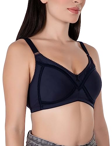 Image of Womens Seamless Padded Bra | Non Wired | Detachable Straps | Everyday Comfort | Full Coverage