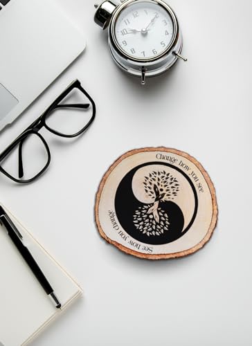 Image of MOTIVATIONAL GIFTS Change Wooden Motivational Quotes Table Decorative Gifts Wood Showpiece For Office Table Living Room