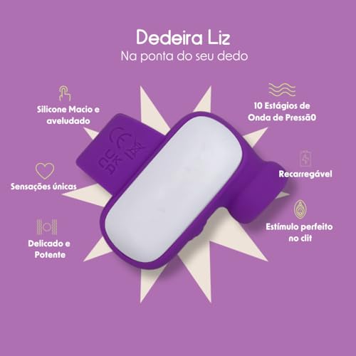 LIZ Sugadora - Pulsação estimuladora de Clitóris (Roxo)