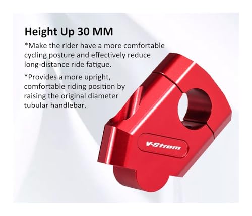 Riser Guidon V-STROM 800 DE Correction Posture Support Moto 2023 - 3