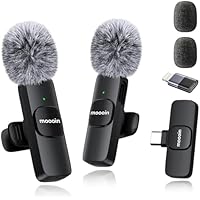 Moooin Mini Clip-On Wireless Lavalier Microphone only .99: eDeal Info