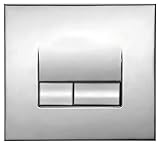 plaque de commande chasse d'eau wc suspendu grohe Plaque de commande double volume en abs avec une finition brillante.largeur 200 mm, hauteur 180 mm et profondeur 11mm.livré avec : châssis, 2 vis de fi xation, 2 vis d'actionnement