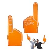Generisch Doigt géant en mousse 45,7 cm - Gants simples - Numéro un - Idéal pour les accessoires de pom-pom girl, les événements sportifs, les événements scolaires, les jeux et les acclamations
