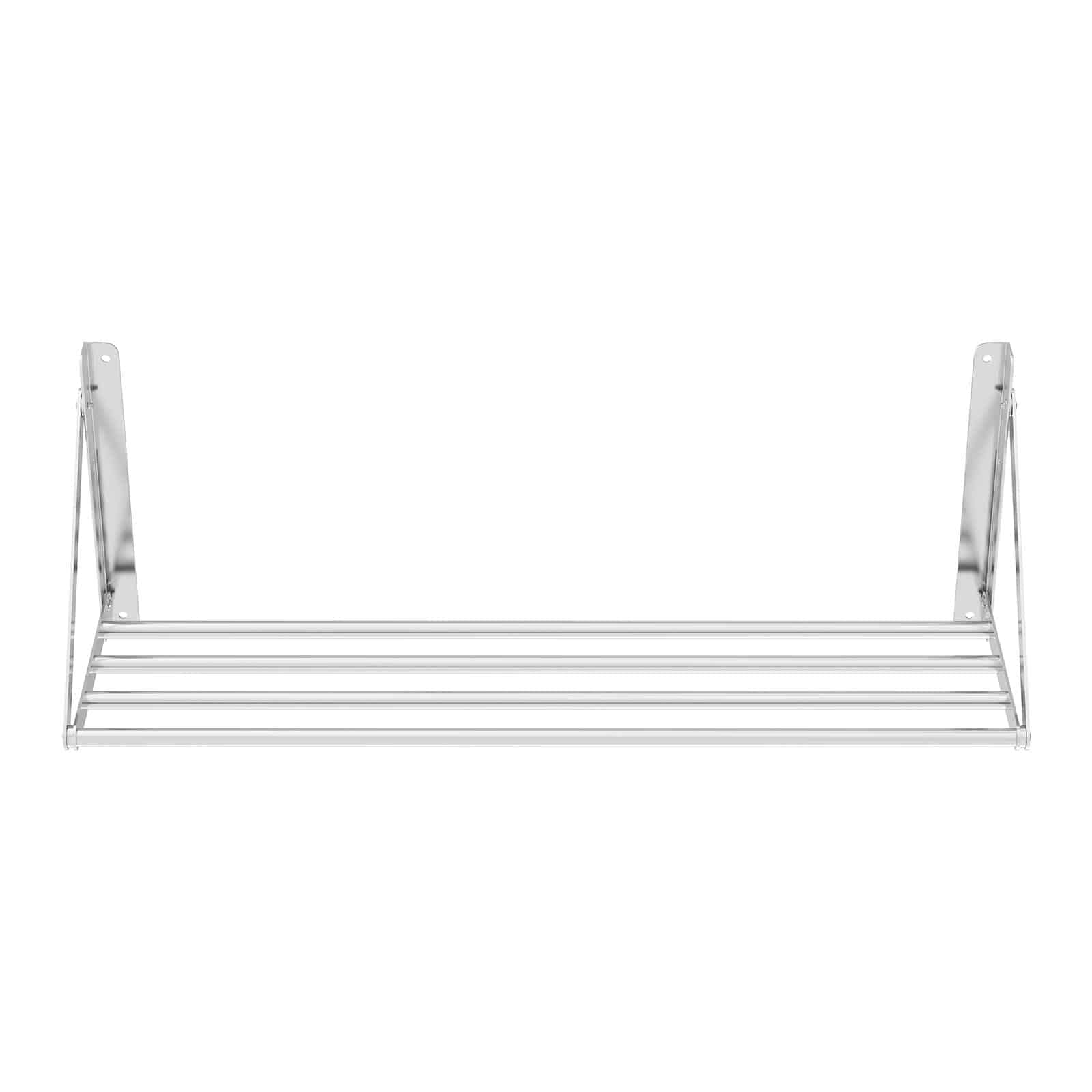 Royal Catering RC-TFWH100X30 Estante de pared - plegable - diseño con barras - 100 x 30 cm - 40 kg - acero inoxidable