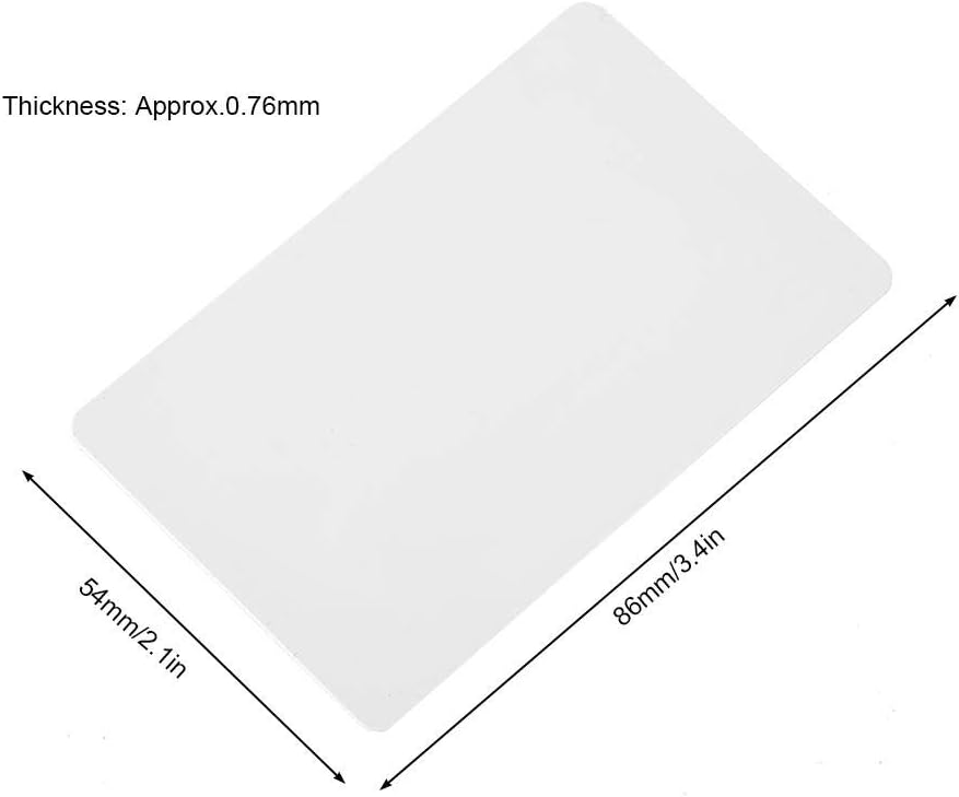 Blank White PVC Cards Plastic, Contactless 125kHz Smart RFID Proximity ID Card Read-only Access Card (100pcs/Set), Wholesale Business