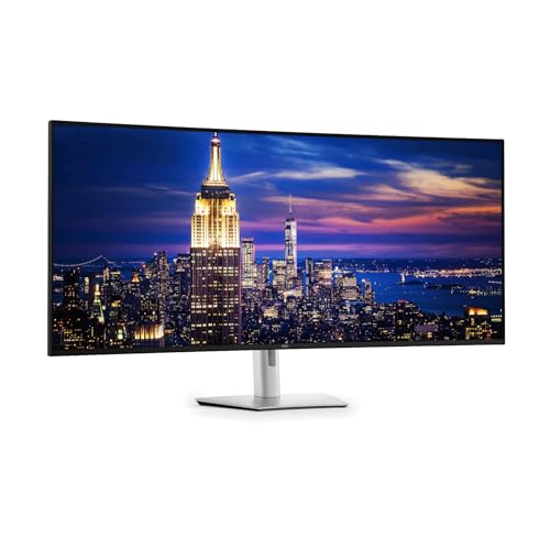 Image of Dell Ultrasharp 52 6K 120hz Curved Thunderbolt Hub Monitor (Platinum) | 51.5 Viewable 6K Ips Black, 99% Dci-P3, Thunderbolt 4 Pd Up to 140W, USB Hub, 2.5gbe, Speakers