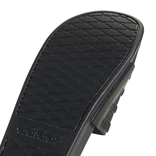 Image of adidas Unisex-Adult Adilette Comfort, Black /Black /Black, 15