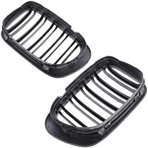 Grille de capot BMW E46 noir brillant calandre de course supérieure en ABS - 3