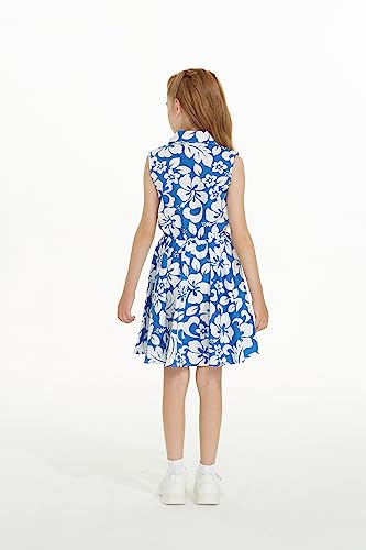 Image of Hawaii Hangover Family Matching Clothes, Classic Vintage Hibiscus Blue | Family matching Hawaiian outfits, Classic Vintage Hibiscus Blue, 100% cotton, machine washable, tropical floral print, luaus
