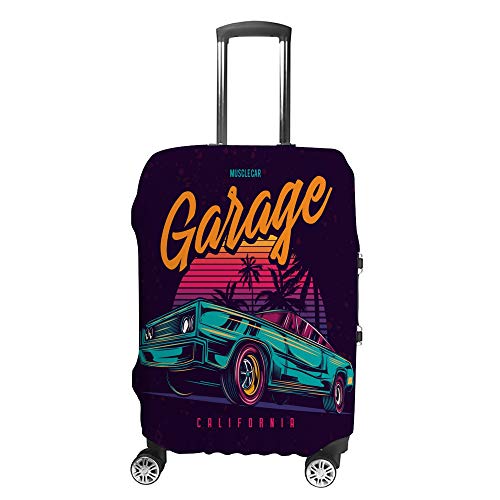 Housse de bagage anti-rayures lavable et housse protection valise néon