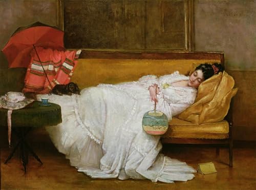 Tableaux imprimer affiche toile Alfred Emile Stevens de qualité musée