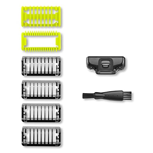 Yinke Protetor de pente Guide Skin corporal para Philips OneBlade & One Blade Pro Qp2520 Qp2530 Qp2620 Qp2630 Qp6510 Qp6520 Kit de substituição para aparadores de pelos faciais e barbeadores