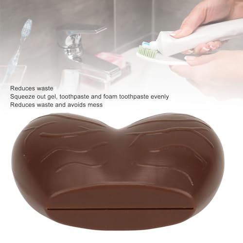 Toothpaste Squeezer, ABS Reduce Waste Toothpaste Squeezer Dispenser Labor Saving for Travel (Black)