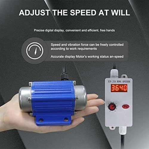 Vibrateur à béton sans balais 30W à affichage numérique et télécommande CC 7000 tr/min
