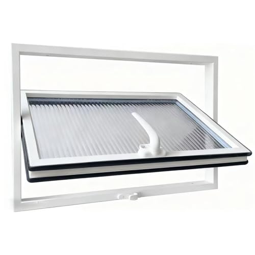 WENQIDAFA 36x16 Basement Window with Tempered Glass, Adjustable Ventilation Windows,