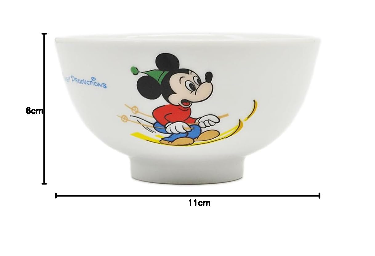 Amazon｜ディズニー ミッキーマウス 茶碗 お茶碗 11cm 約280ml 電子 