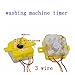 zoubeqia 3 Wire 15 Minutes DXT15 Washing Machine Timer Switch Wash Timer Semi-Automatic Double-Cylinder Parts