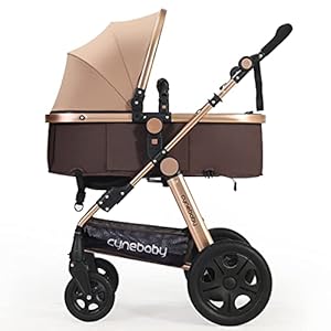 Infant Baby Stroller for Newborn and Toddler – Cynebaby Convertible Bassinet Stroller Compact Single Baby Carriage…