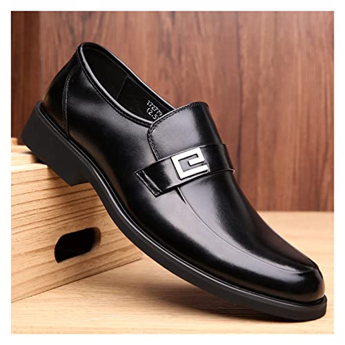 LAZIRO Soft Leather Men's Shoes Spring Genuine Leather Men's Soft Leather Business Leather Shoes Men's Formal Wear Casual Leather Shoes Wedding Shoes4