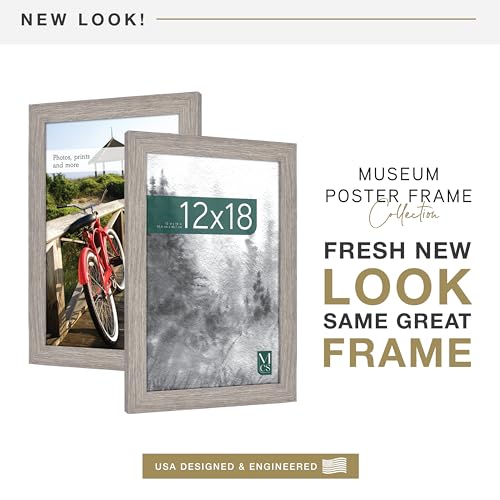 MCS Museum Posterrahmen, Barnwood, 30,5 x 45,7 cm, einzeln – Ansicht 2