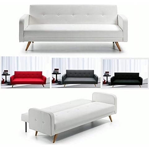 Bagno Italia Sofá Reclinable de Microfibra o Imitación de Cuero en 4 Colores Cover