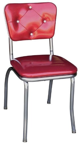 Amazon.com - Richardson Seating Glittery Sparkle Red Button Tufted