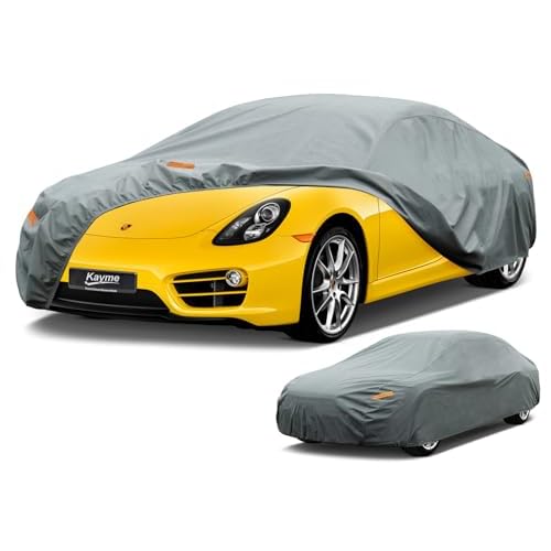 Kayme Heavy Duty Car Cover Custom Fit Porsche 718 Boxster Cayman 981 982 986 Waterproof All Weather for Automobiles, Full Car Cover - Sun, Rain & UV P