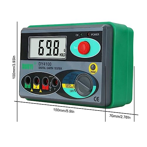 Testeur de résistance de terre Dy4100 avec résolution 0,01 Ohm - 3