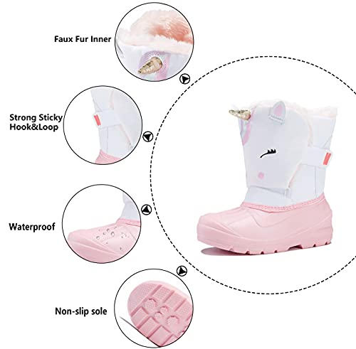 Morendl 8203CA-KIDS Toddler Girls Snow Boots Insulated Waterproof Omni-Heat Winter Boots thumb #1