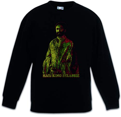 Sweat-shirt noir enfant Haile Selassie Urban Backwoods pullover