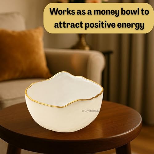 Image of Money Bowl - Selenite Money Magnet Bowls for Puja, Meditation
