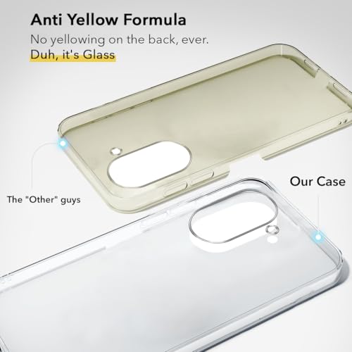 Image of Jkobi Lifetime Anti-Yellow Clear Back Cover Case for Poco C71 (Sleek Hard Crystal | Shockproof and Camera Protection)