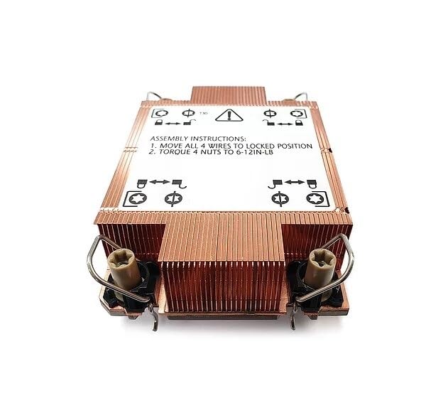 N10 1U Passive Server Heatsink Full Copper VC Vapor Chamber LGA4189 Socket P4/P5 205W TDP for Intel Xeon Servers