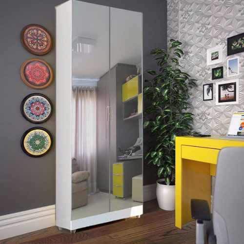 Estante Sala Adega Livreiro Armário Espelho Multiuso Magia Móveis