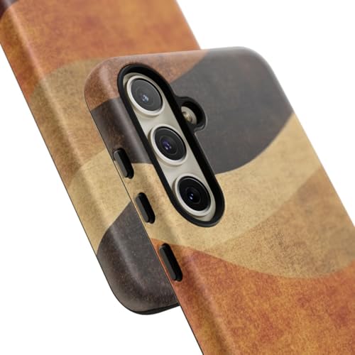 Coque Samsung S24 Plus rigide mate anti-empreinte marron