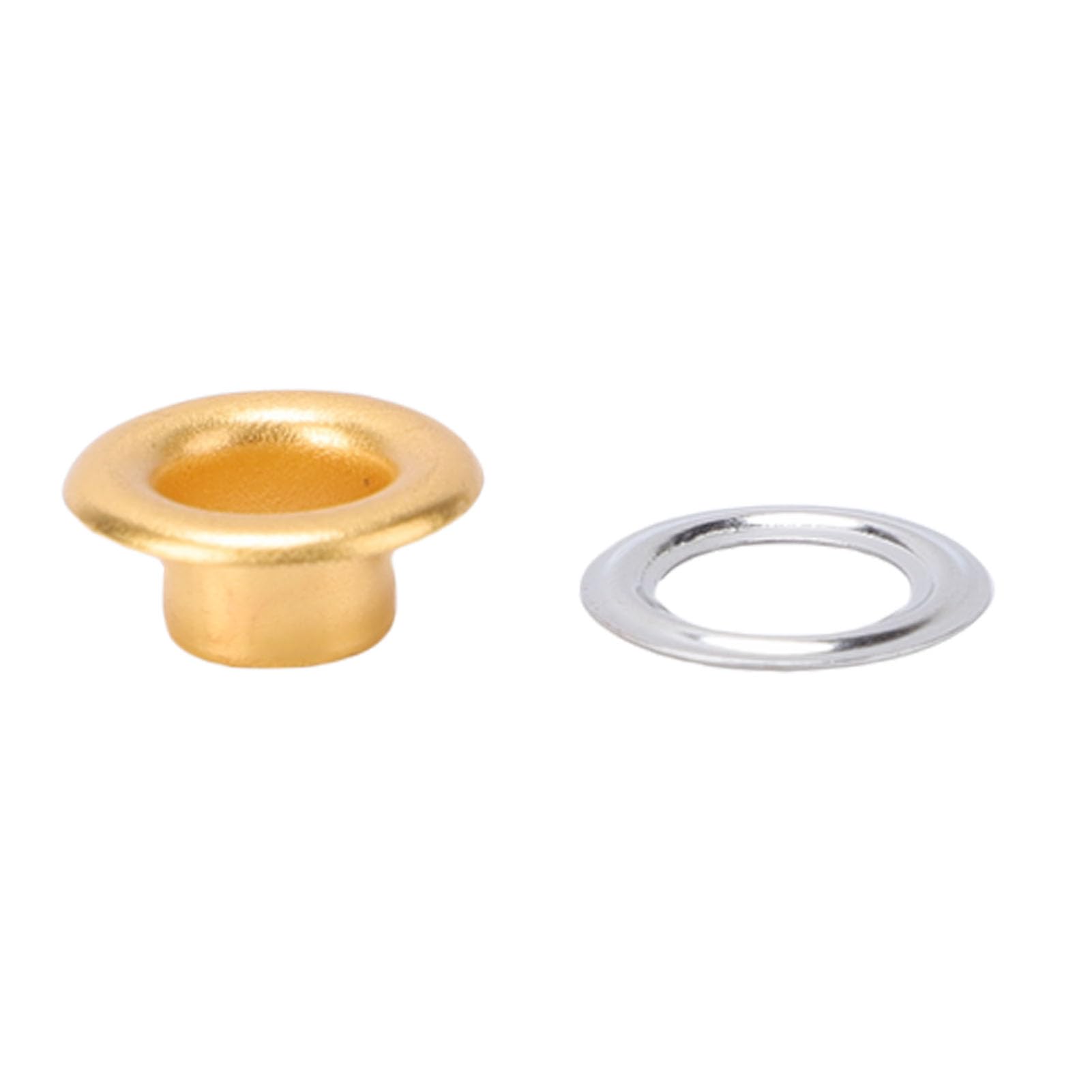 Kit Passacavo da 300 Set, Occhielli in Acciaio Inossidabile da 6 Mm con Rondelle per Artigianato, Accessori di Abbigliamento, Progetti in Tessuto Fai da Te (#1)