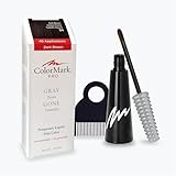 ColorMark PRO Dark Brown Liquid Gray Root Touch Up Wand Applicator, Real Hair Color