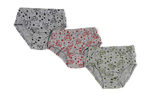 Image of Red Rose Girl's Cotton Printed Panties | Dora Printed Underwear for Girls (Pack of 3) (5-6 Years)