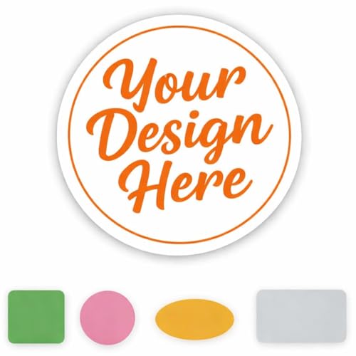Custom PRE-Cut Vinyl Stickers Design Your Own UV-Resistant Waterproof Die-Cut Stickers with Photo Logo or Text