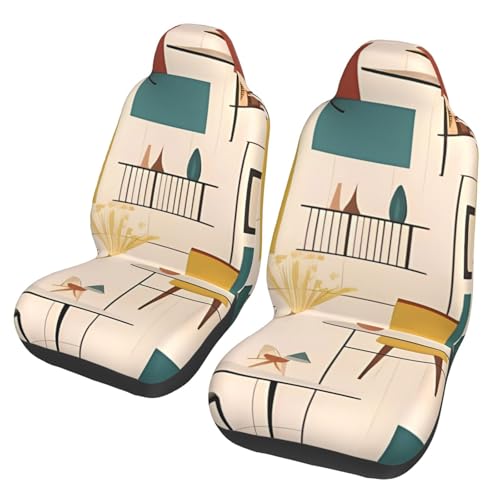 Housses de siège de voiture universelles imperméables pour intérieur auto moderne