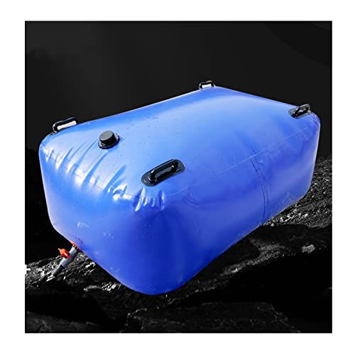 Borsa portatile pieghevole per acqua con rubinetto Barile di pioggia pieghevole per giardino all'aperto e fattoria Capacità 240L/63 galloni